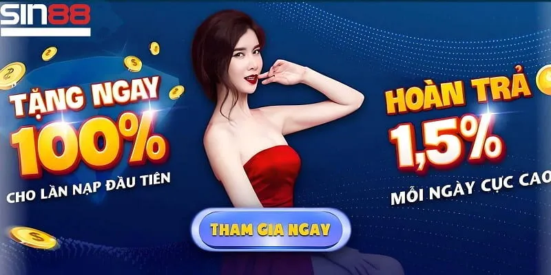 Thông tin chi tiết về các chương trình khuyến mãi tại Sin88
