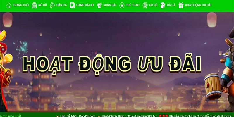 Thưởng lớn good88 là gì?